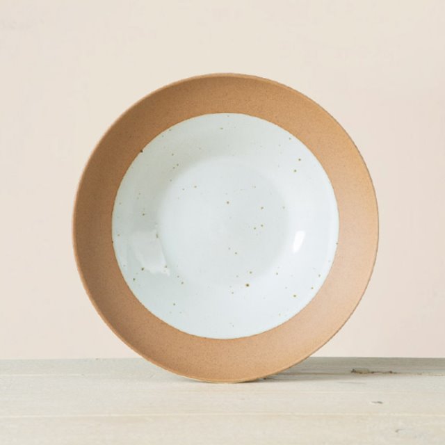 모던 투톤 파스타 접시 M 3color 도자기그릇