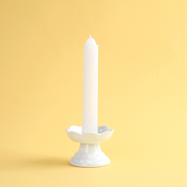 백자 이단 죽순문 촛대 S 양초 홀더 종교용품